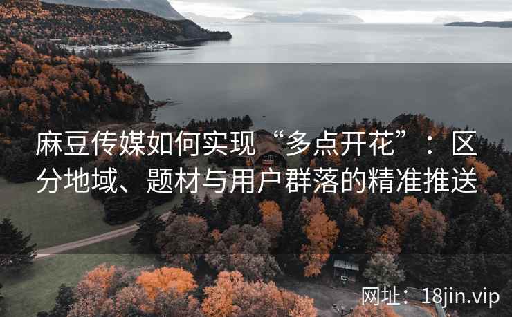 麻豆传媒如何实现“多点开花”：区分地域、题材与用户群落的精准推送