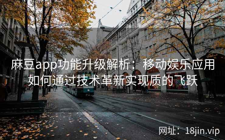 麻豆app功能升级解析：移动娱乐应用如何通过技术革新实现质的飞跃