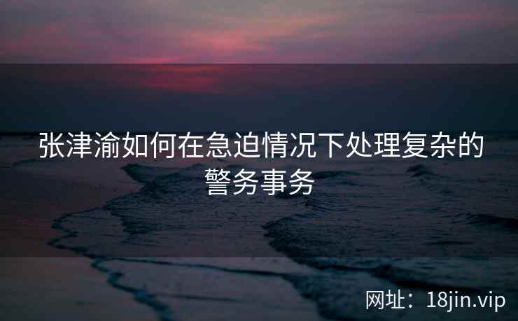 张津渝如何在急迫情况下处理复杂的警务事务